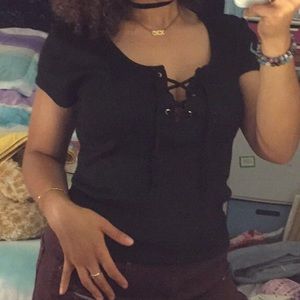 Lace up Top